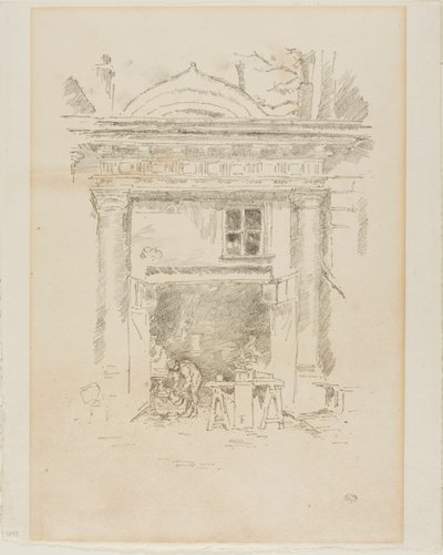 Os Ferreiros, Impasse des Carmélites de James McNeill Whistler