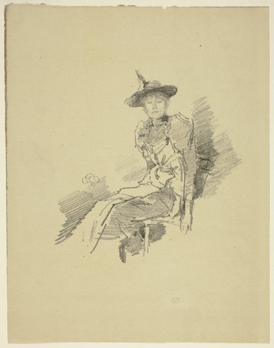 O Chapéu Alado de James Abbott McNeill Whistler