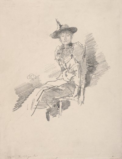 O Chapéu Alado de James McNeill Whistler