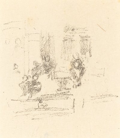 Esboço de teste: um interior de James Abbott McNeill Whistler