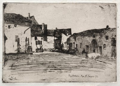 Doze gravuras da natureza:  Liverdun de James McNeill Whistler