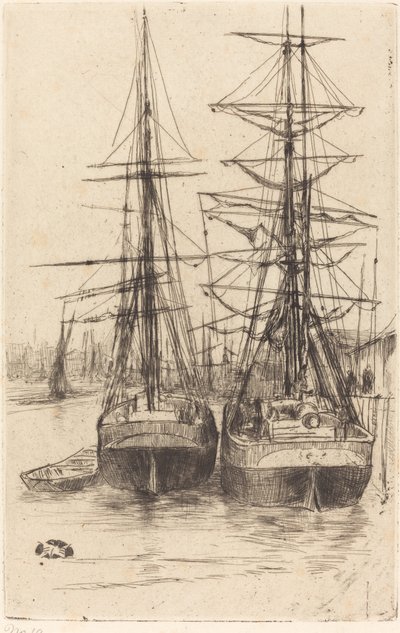 Dois navios de James Abbott McNeill Whistler