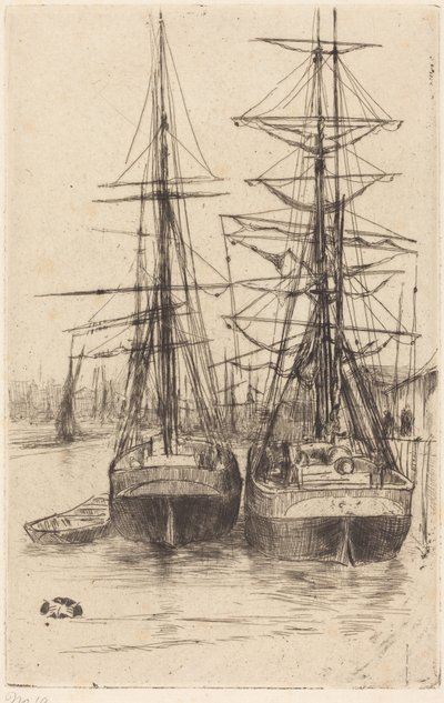 Dois navios de James McNeill Whistler