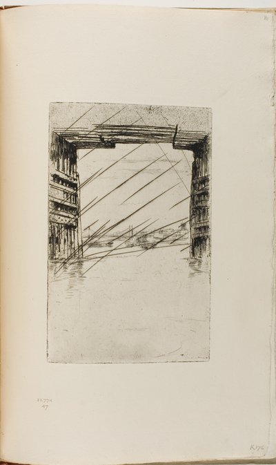 Sob a ponte velha de Battersea de James Abbott McNeill Whistler
