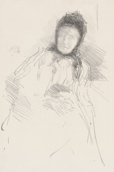 Esboço Inacabado de Lady Haden de James Abbott McNeill Whistler