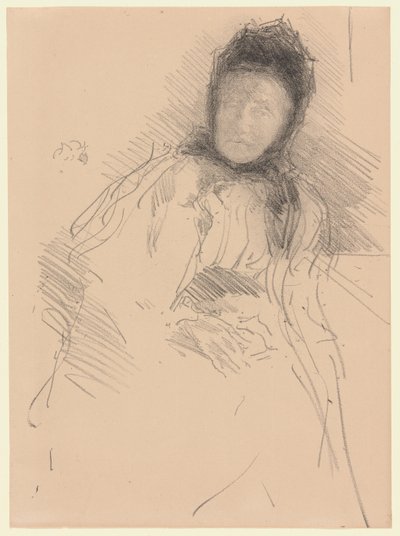 Esboço inacabado de Lady Haden de James McNeill Whistler