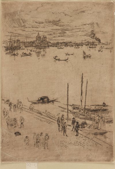 Veneza vertical de James Abbott McNeill Whistler
