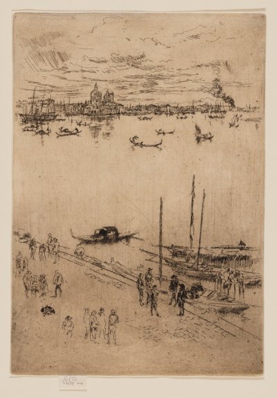 Veneza vertical de James Abbott McNeill Whistler