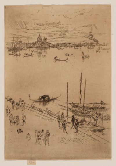 Veneza vertical de James Abbott McNeill Whistler