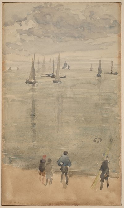 Violeta [nota?]... O regresso dos barcos de pesca de James McNeill Whistler