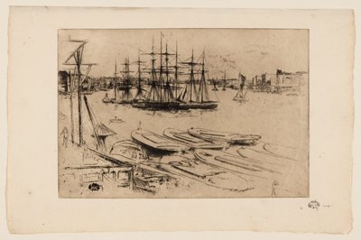 Wapping - A Piscina de James Abbott McNeill Whistler