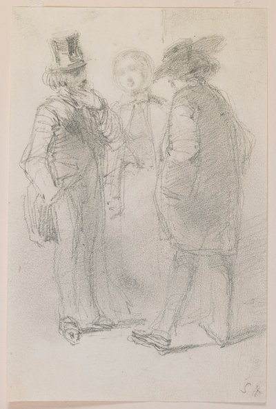 Assobiador com amigos de James Abbott McNeill Whistler
