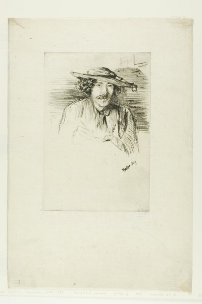 Assobiador com um chapéu de James Abbott McNeill Whistler