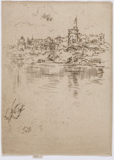 Castelo de Windsor de James Abbott McNeill Whistler