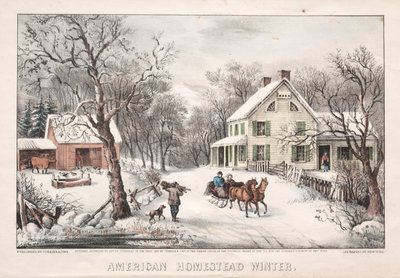 Herdade Americana, Inverno de James Merritt Ives