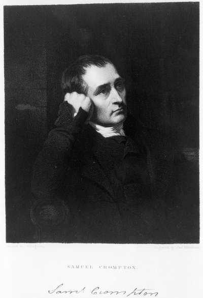 Samuel Crompton, inventor inglês da mula giratória, c1880s de James Morrison