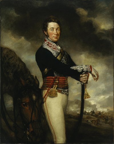 Capitão Peter Hawker do 14º Regimento de Dragões Ligeiros de James Northcote