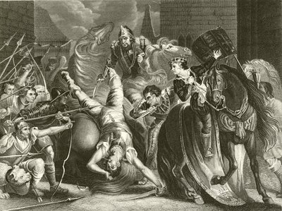 A morte de Wat Tyler de James Northcote