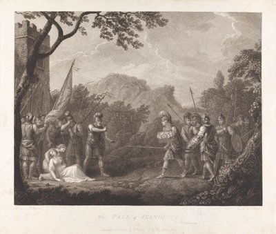 A Queda de Aganecca, 1783 de James Parker