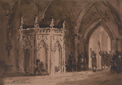 Procissão numa Igreja de James Pattison Cockburn