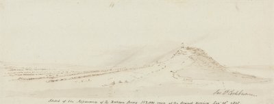 Sketch of the Appearance of the Russian Army, 152.000 Men at the Grand Review, 10 de Setembro de 1815 de James Pattison Cockburn
