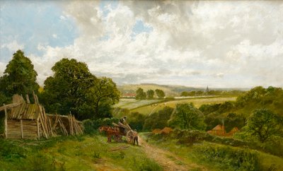O, canal, em, basing velho, hampshire de James Peel