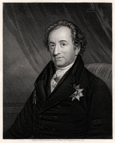Johann Wolfgang von Goethe, poeta, dramaturgo e cientista alemão, século XIX de James Posselwhite