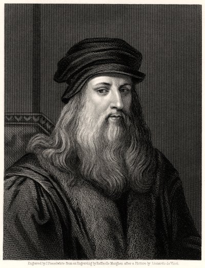 Leonardo da Vinci, século XIX de James Posselwhite