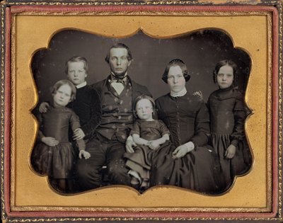 Retrato de uma família,c. 1848 (foto) de James Presley Ball
