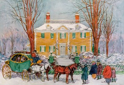Longfellow House, Cambridge, Massachusetts, EUA, século XVIII 1921. de James Preston