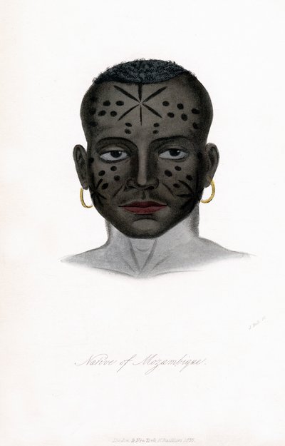Nativo de Moçambique, c1850. de James Prichard