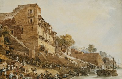 O Observatório Man Mundil ou Hindoo, Benares 1829 de James Prinsep