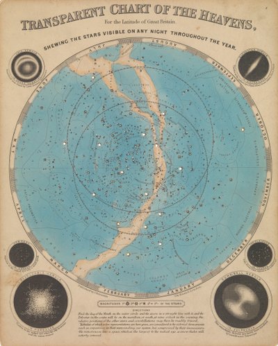 Mapa dos céus (retroiluminado) de James Reynolds