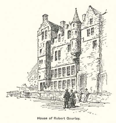 Casa de Robert Gourlay (litho) de James Riddel