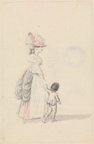 Mulher e Criança de James Roberts