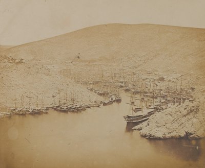 Porto de Balaklava, 1855 de James Robertson