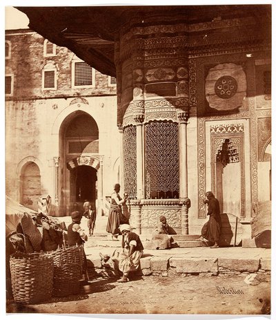 «Porta imperial do Serrallo» [Istambul. Fonte de Ahmed III junto ao portão do Palácio de Topkapı] de James Robertson