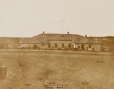 North View Head Quarters English Army, c.1855 (foto) de James Robertson