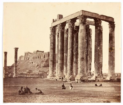 Templo de Zeus Olímpico, Atenas de James Robertson