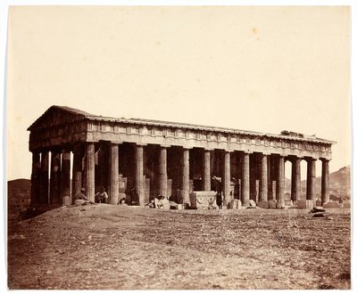 «Templo de Teseu» [Atenas. Teseion - na realidade Templo de Hefesto] de James Robertson
