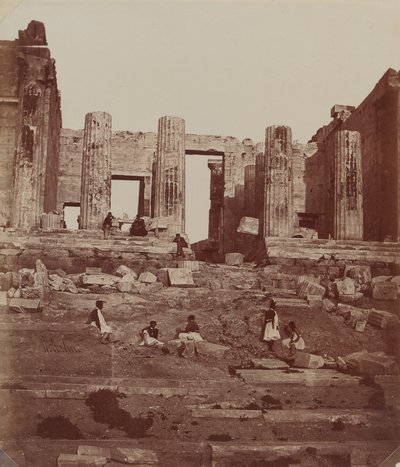 O Propylae na Acrópole de James Robertson