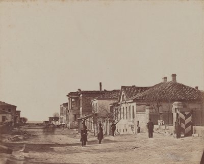 Vista da rua com soldados de James Robertson