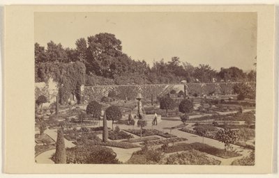 Jardim de flores Castelo de Arundel Duque de Norfolk 20 de abril de 66 de James Russell and Sons
