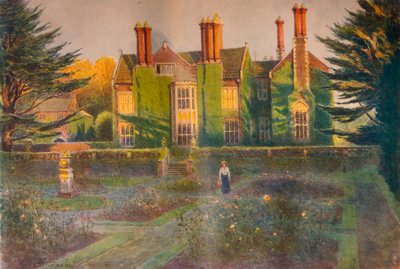 "Baynards, from the Rose Garden", 1911, 1914 de James S Ogilvy