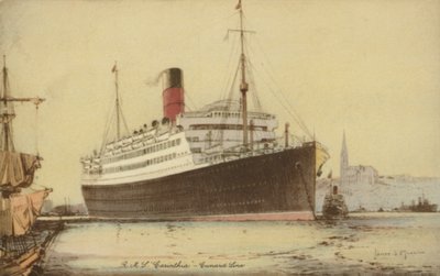 Revestimento de carinto RMS Caríntia (cor litho) de James Scrimgeour Mann