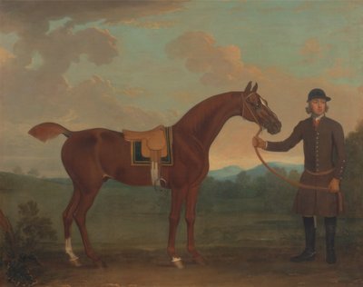 Raposa velha segurada por um noivo de James Seymour