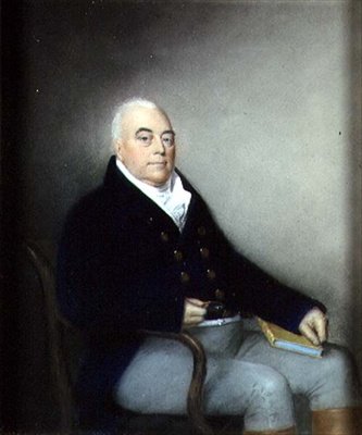 Retrato de um Cavalheiro de Idosos, c.1795 (pastel sobre papel) de James Sharples