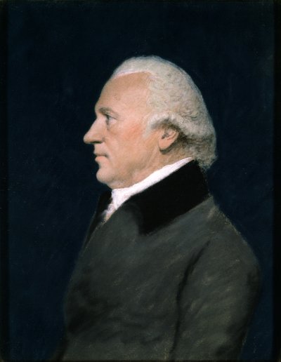 Sir William Herschel, c.1805 (pastel em papel cinza) de James Sharples