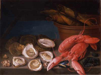 Ainda vida das lagostas de James Sillett
