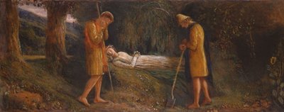 Imogen e os pastores 1860-1870 de James Smetham